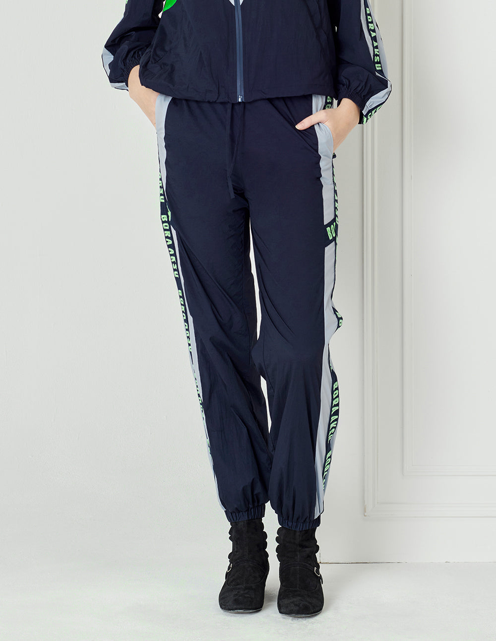 BORA AKSU Side Logo Stripe Sun Protection Casual Pants