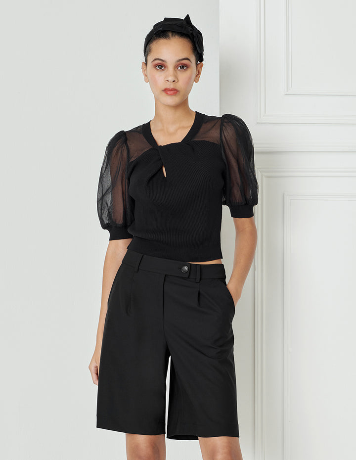 BORA AKSU Puff Sleeve Elegant Top