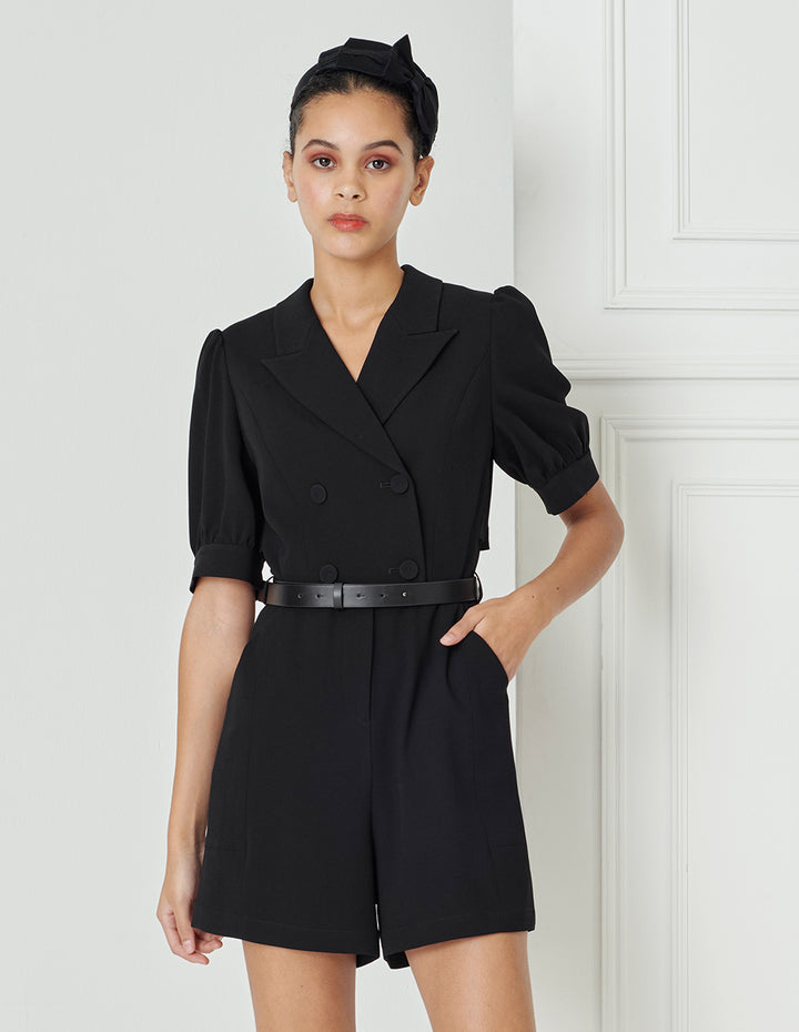 BORA AKSU Classic lapel collar suit jumpsuit