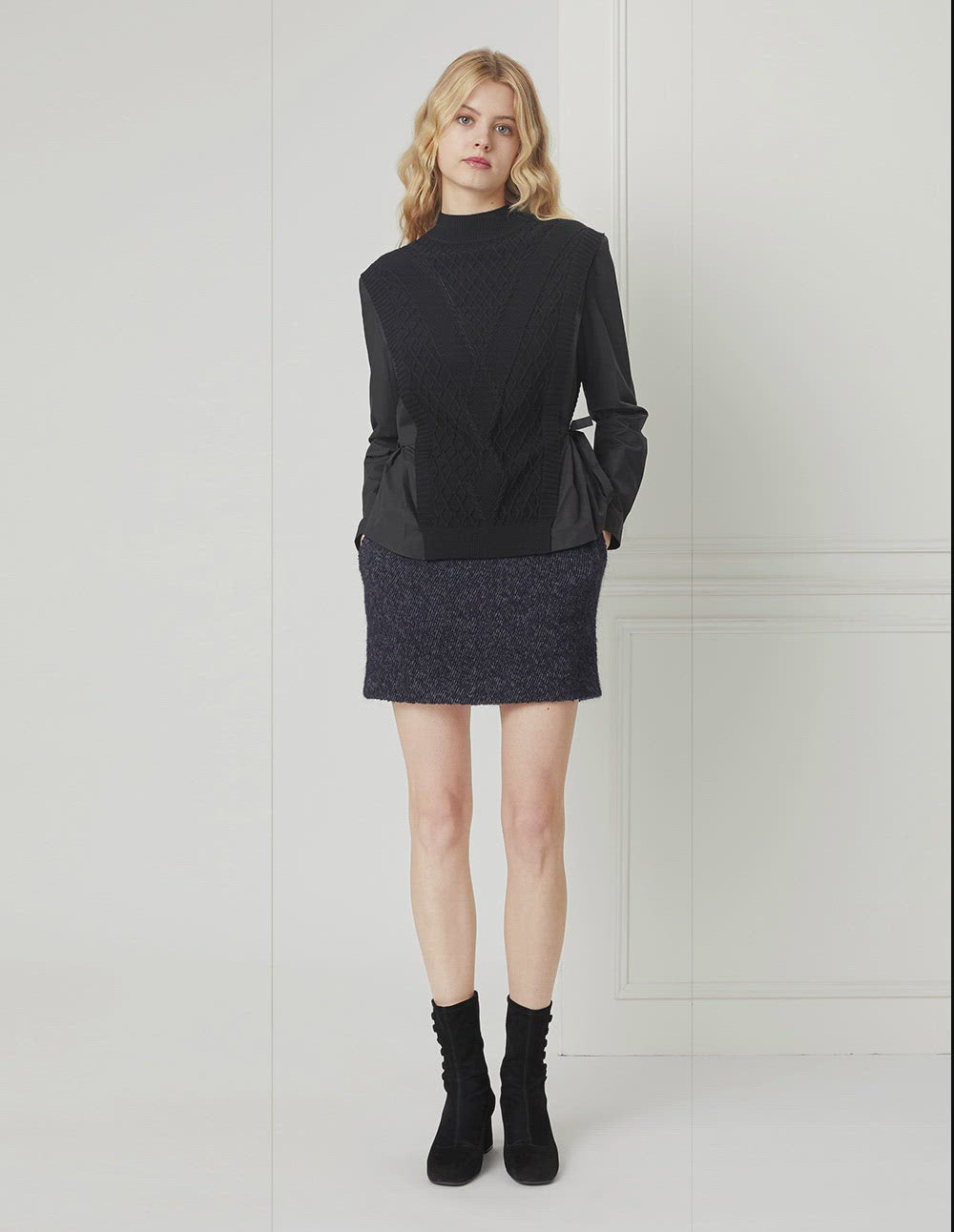 BORA AKSU Woollen Mini Skirt