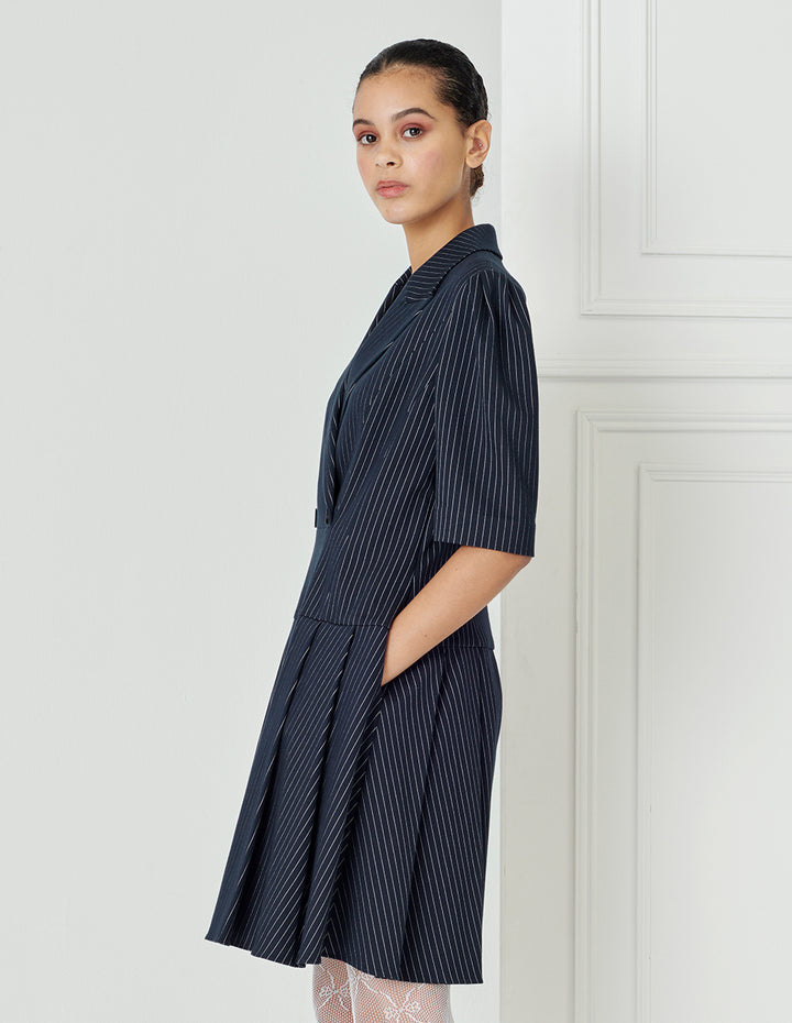BORA AKSU Double-Breasted Lapel Dress