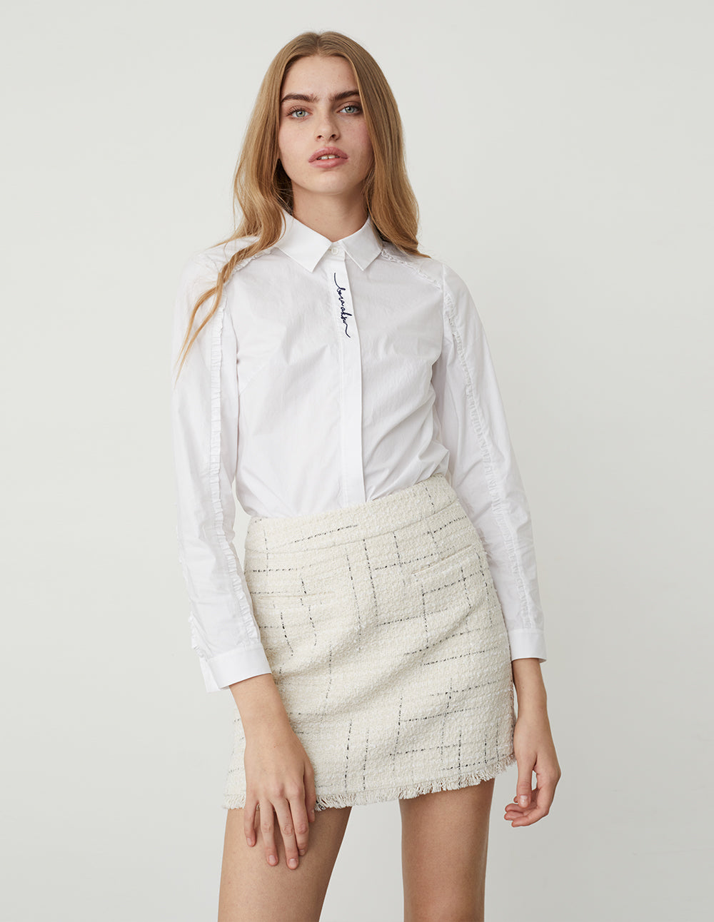 BORA AKSU TWEED MINI SKIRT