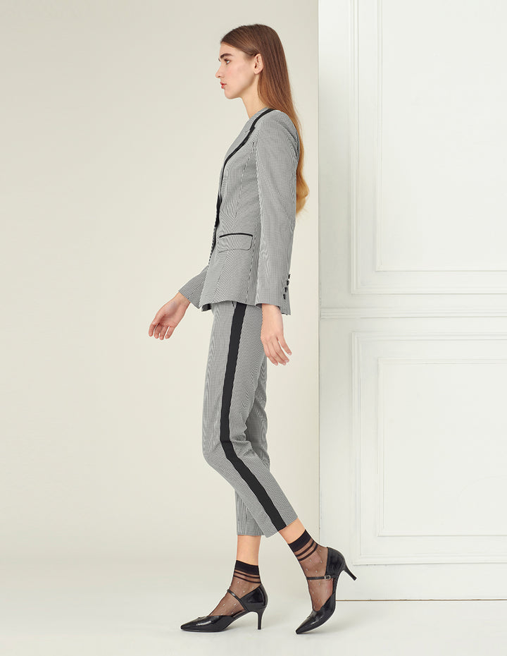 BORA AKSU Houndstooth Straight Leg Pants