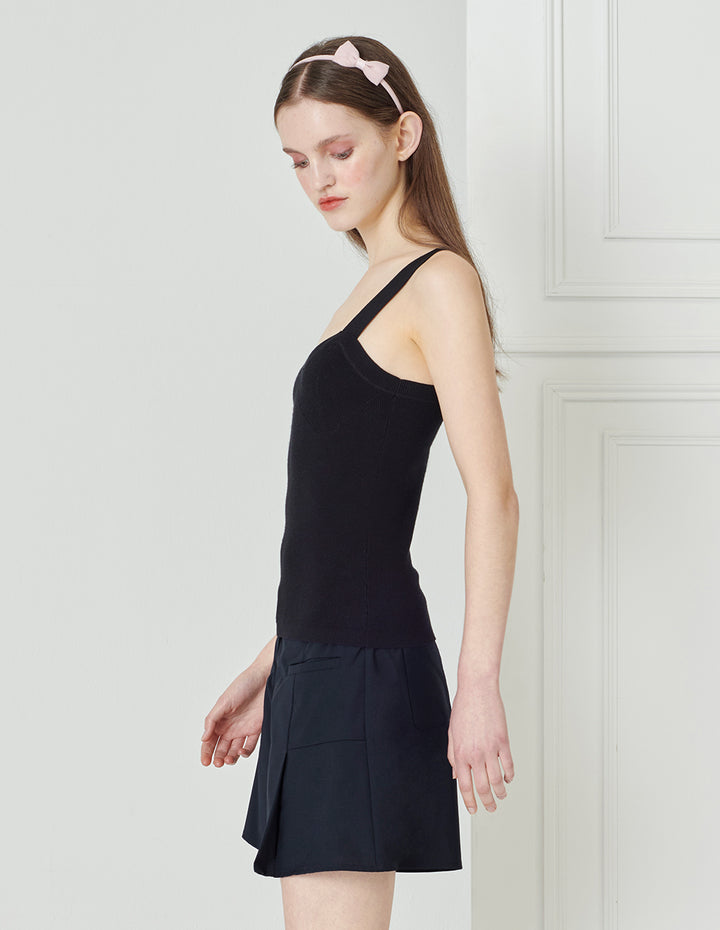 BORA AKSU Coordinating Navy Blue Simple Shorts