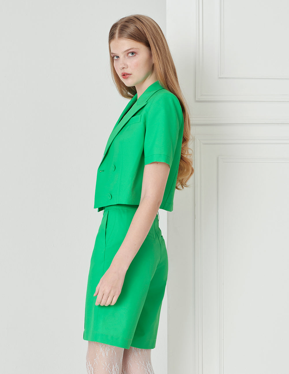 BORA AKSU Niche Design Suit Cropped Shorts