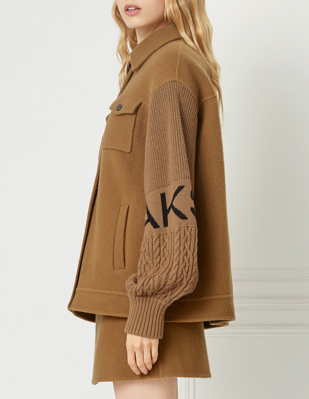 BORA AKSU Woollen Patch Pocket Mini Skirt