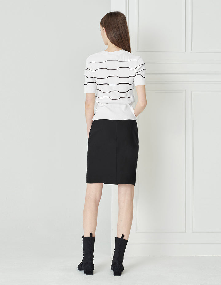 BORA AKSU Elegant Hip Package Skirt