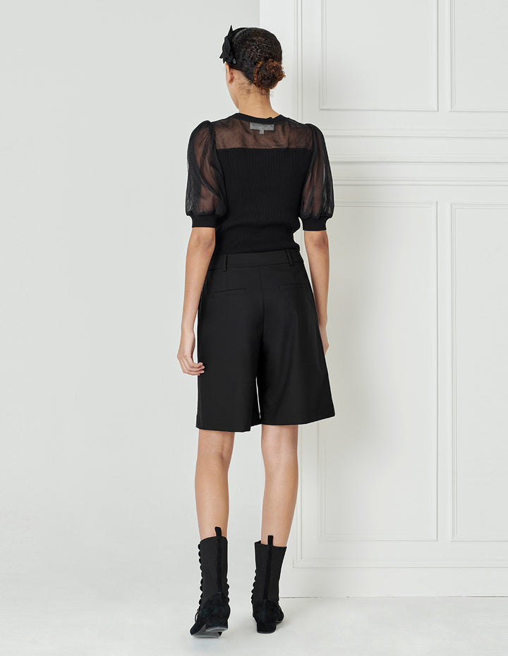 BORA AKSU Puff Sleeve Elegant Top