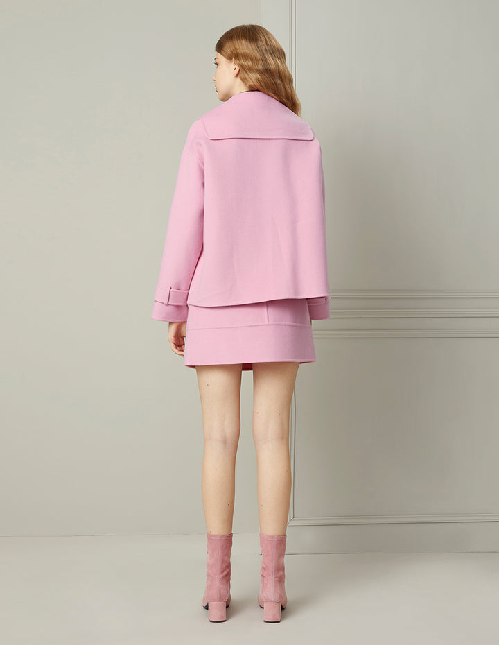 BORA AKSU Welt-Pocket A-Line Mini Skirt