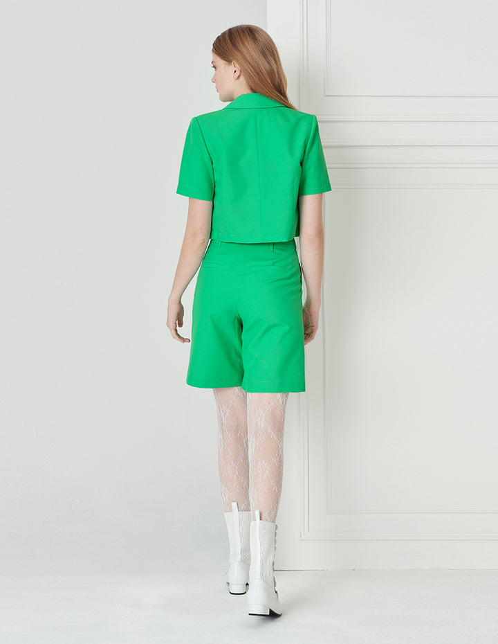 BORA AKSU Niche Design Suit Cropped Shorts