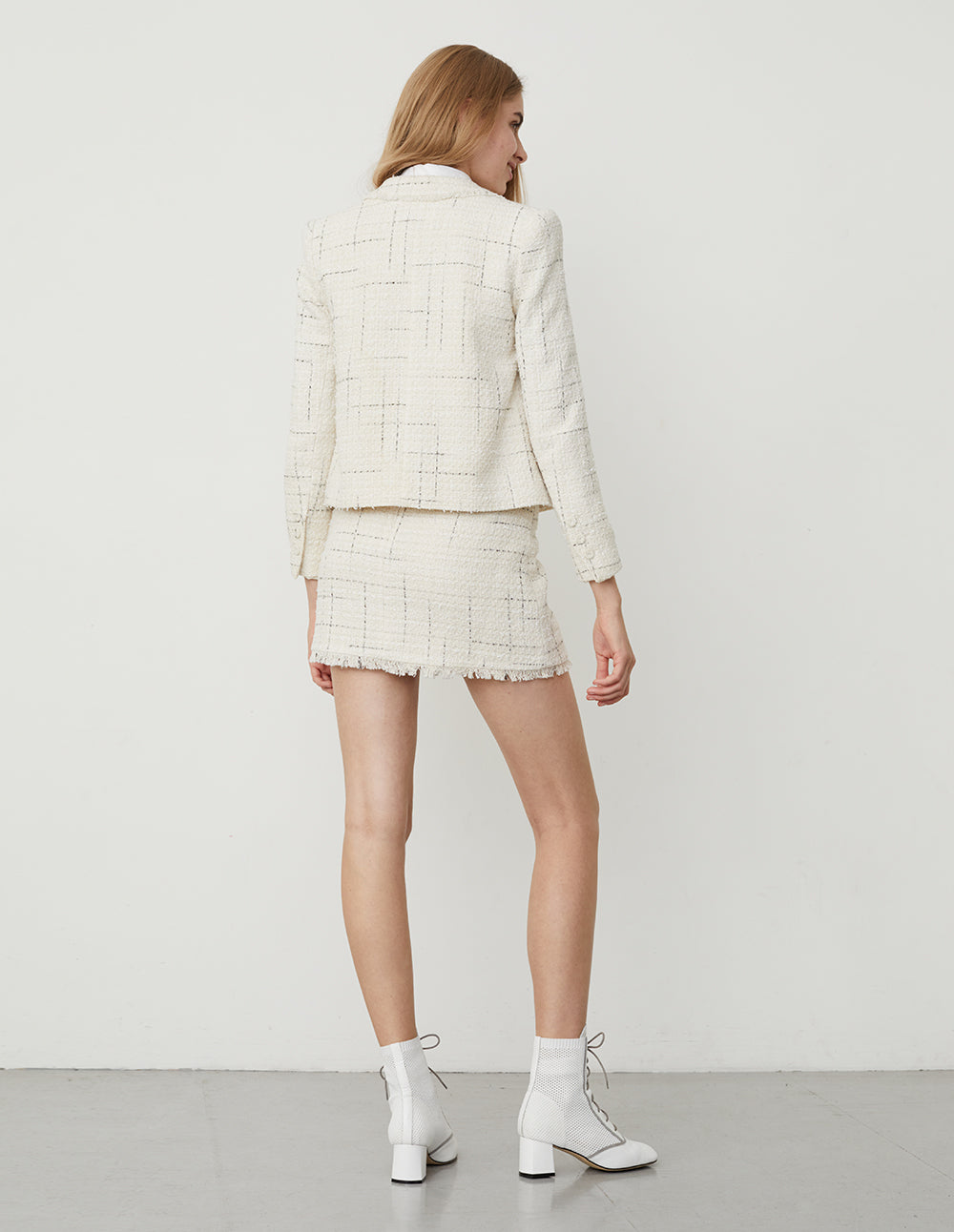 BORA AKSU TWEED MINI SKIRT
