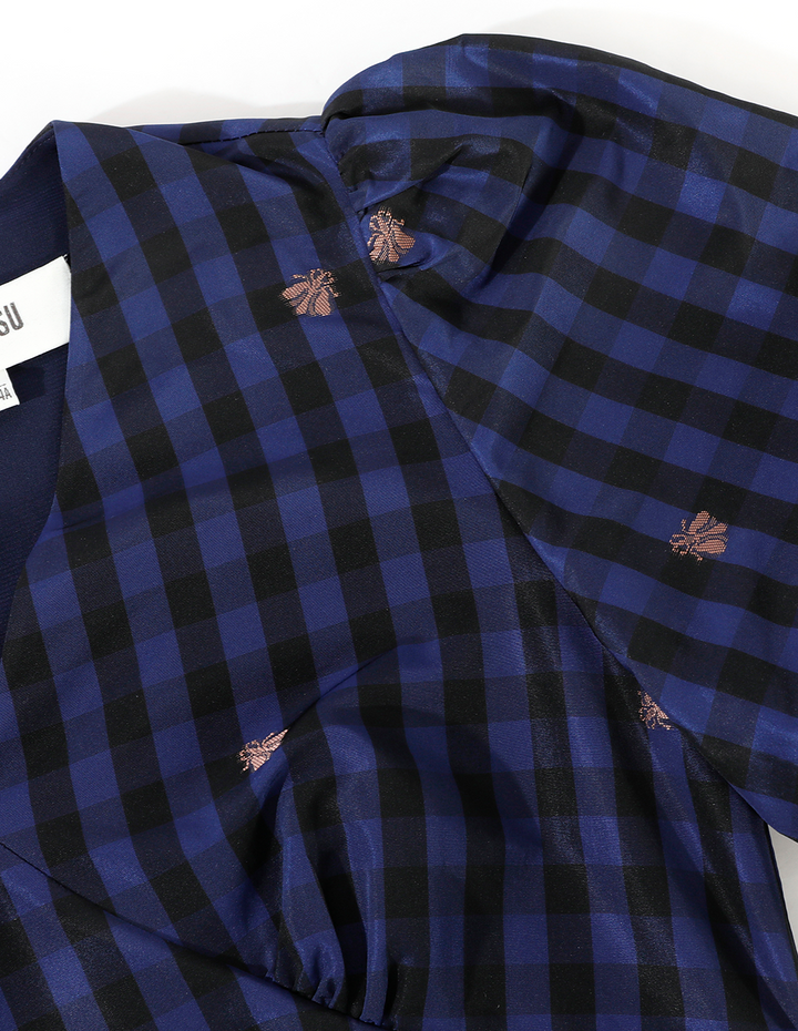 BORA AKSU Belted V-Neck Mini Dress