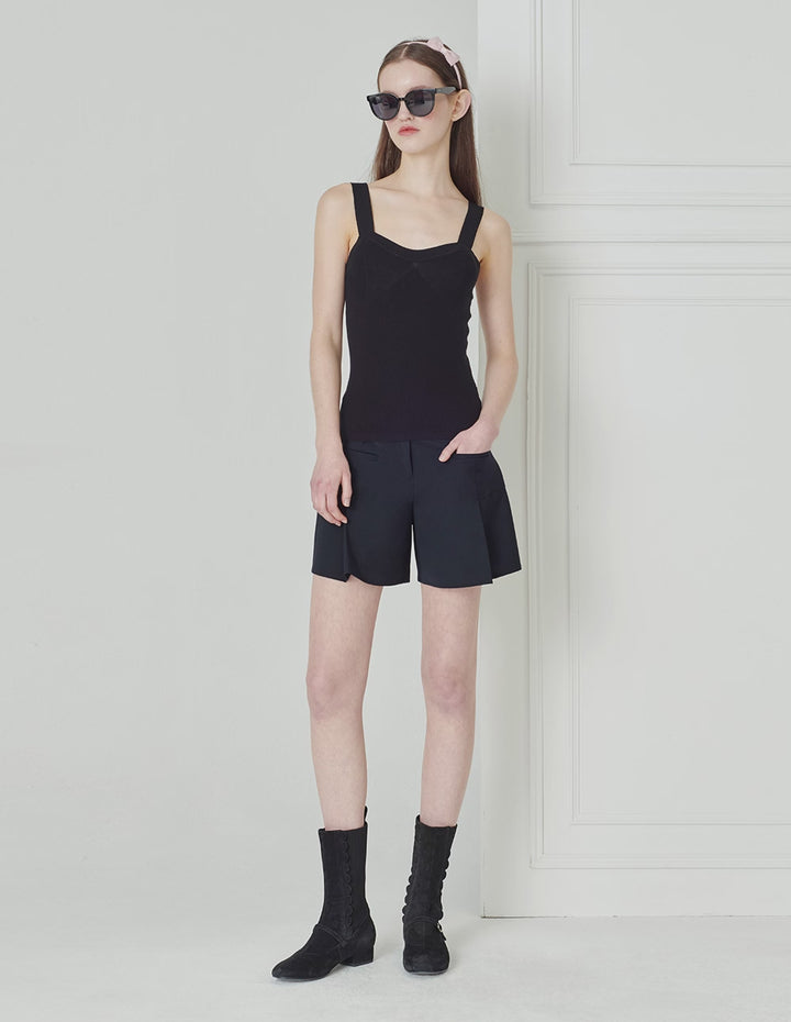 BORA AKSU Coordinating Navy Blue Simple Shorts