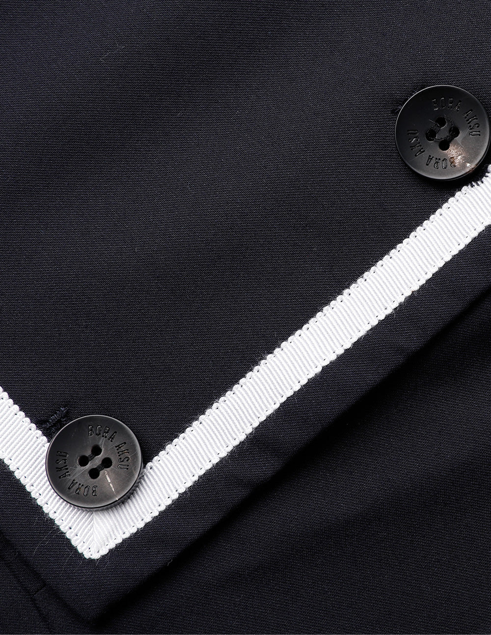 BORA AKSU Navy Lapel Jumpsuit