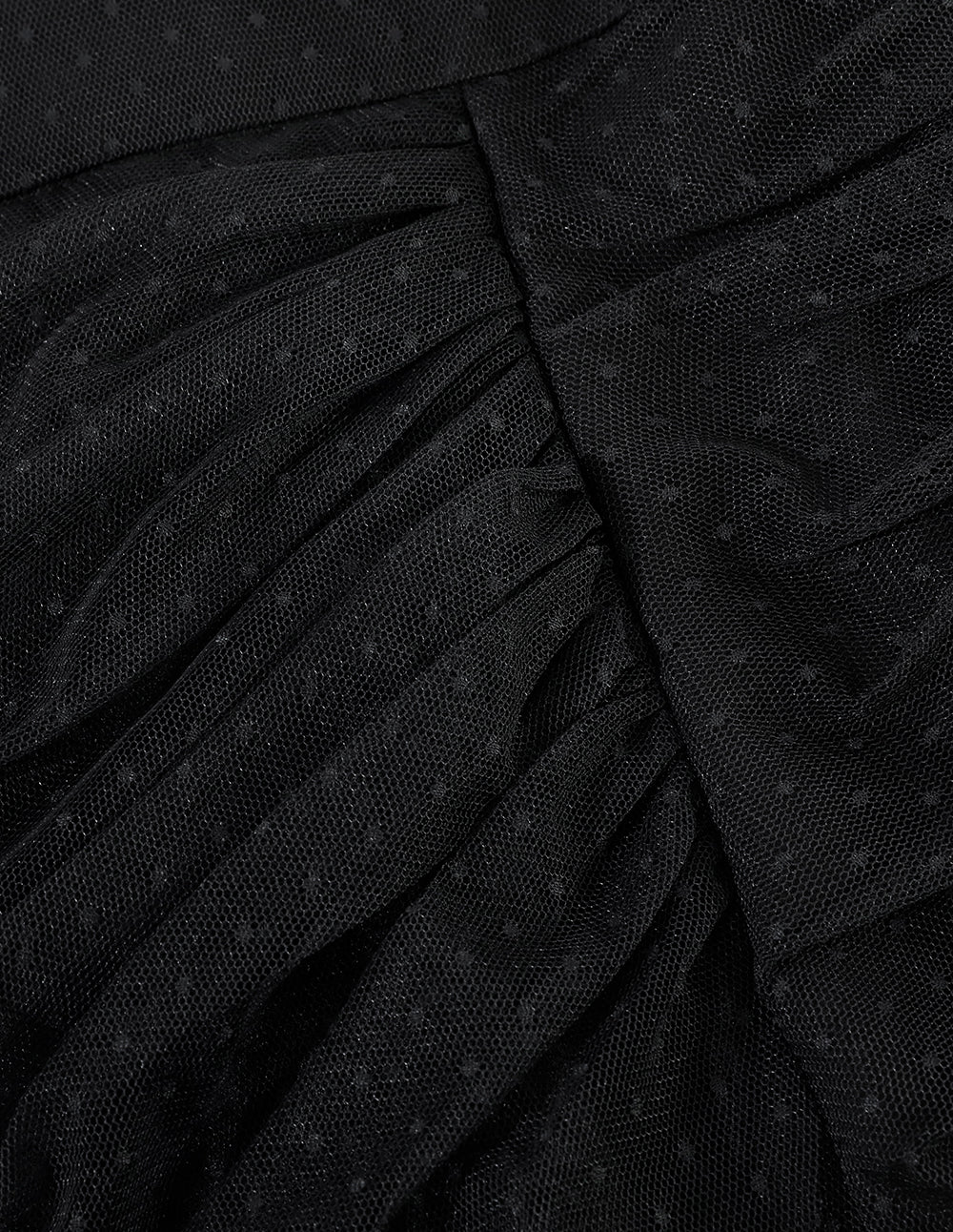 BORA AKSU Shirred Detail Asymmetrical Mini Dress