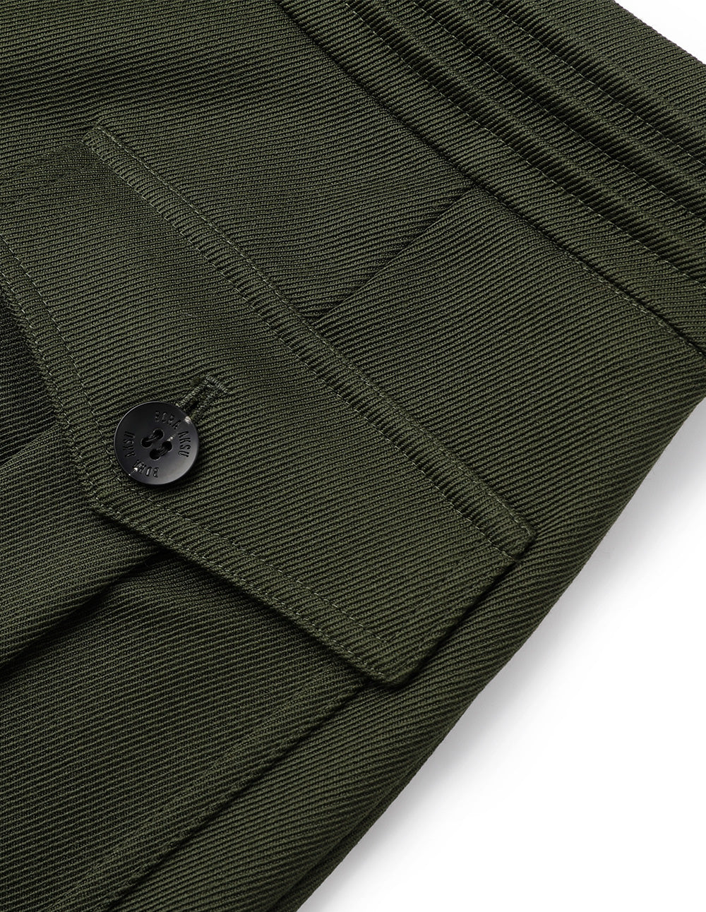 Bora Aksu Wool Retro Cargo Patch Pocket Shorts