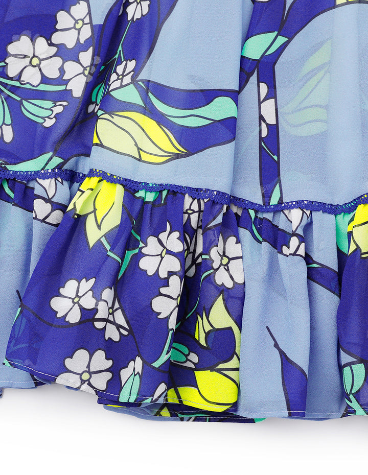 BORA AKSU V-Neck Print Waist Dress