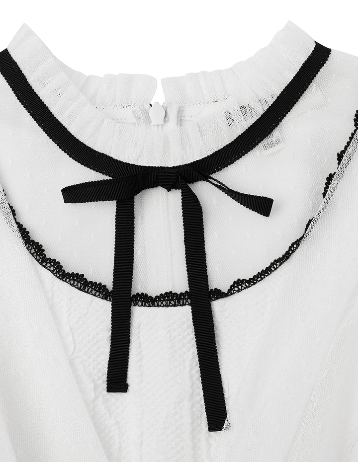 BORA AKSU Trim Knitted Dress