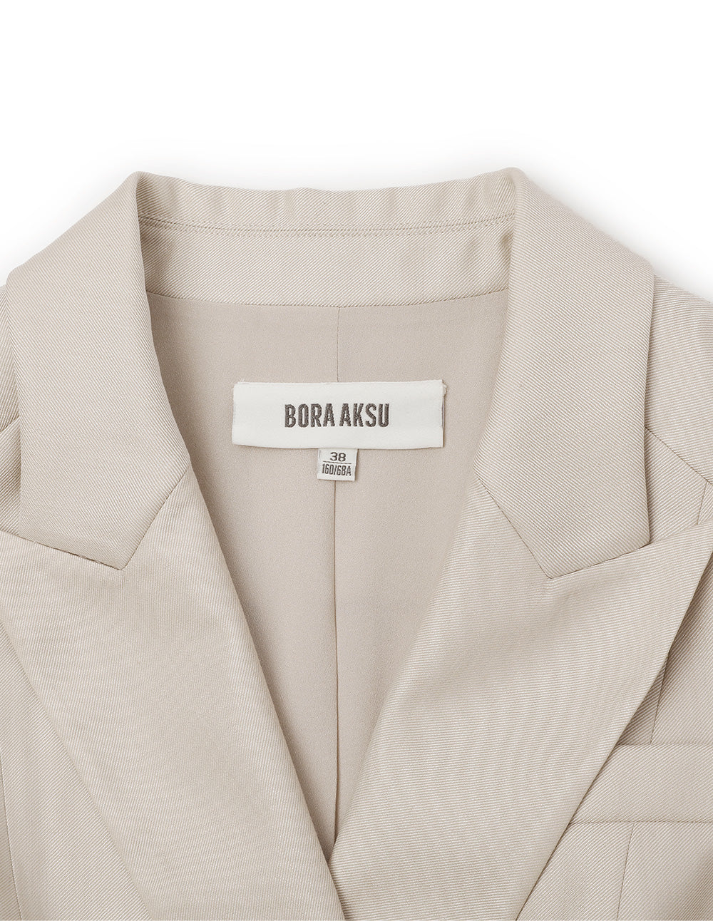 BORA AKSU Puff-Sleeved Silk And Wool-Blend Jumpsuit