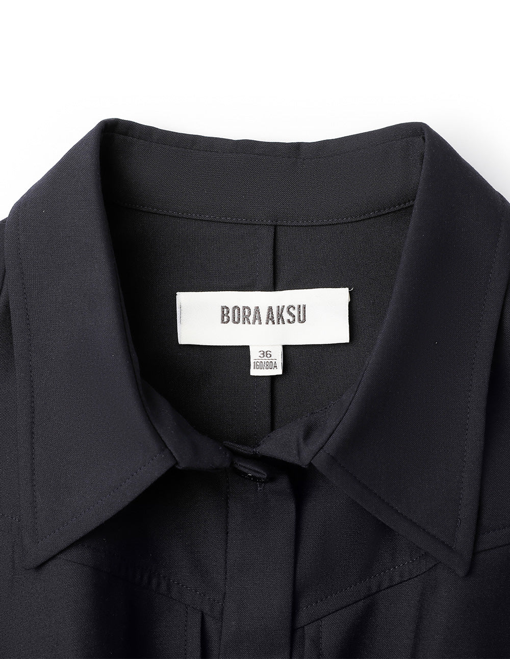 BORA AKSU Utility Style Lapel Belt Jumpsuit